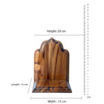 Wooden Ganesha Idol Stand / Mandir(Medium) - Image 3