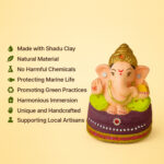 Eco-Friendly Shadu Clay Ganpati Idol - Image 2