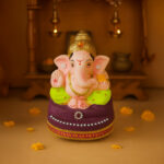 Eco-Friendly Shadu Clay Ganpati Idol
