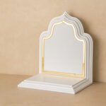 Royal White & Gold Ganesha Idol Stand / Mandir (Small) - Image 2