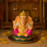 Sacred Handcrafted Clay Ganesh Idol