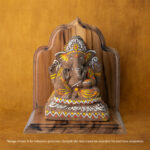 Wooden Ganesha Idol Stand / Mandir(Large) - Image 4